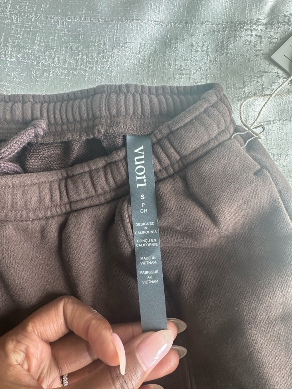 Vuori Chocolate Brown Fleece Joggers